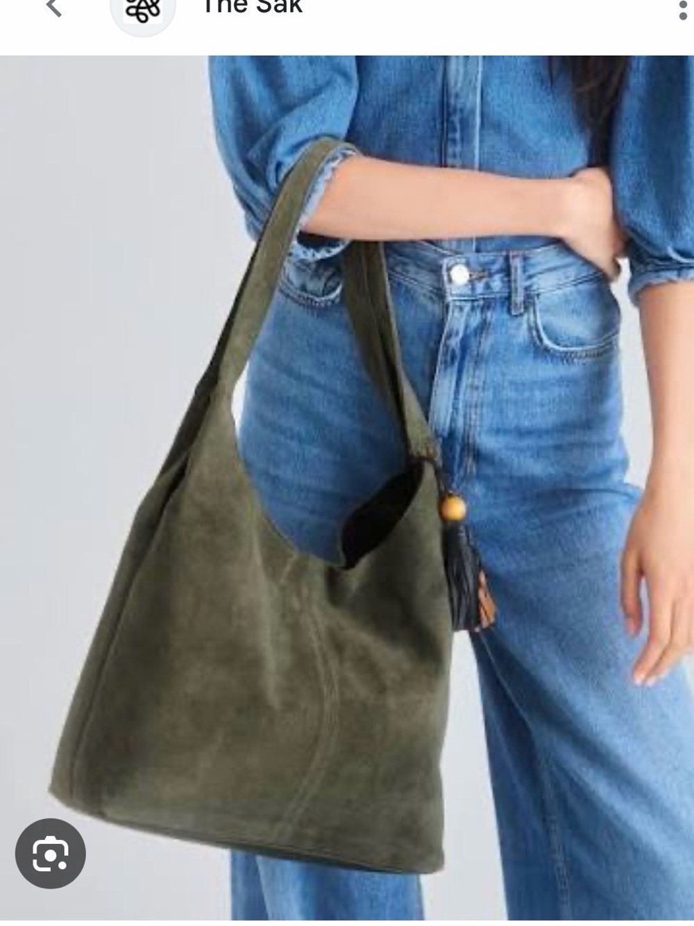The Sak Moss Suede Hobo Bag